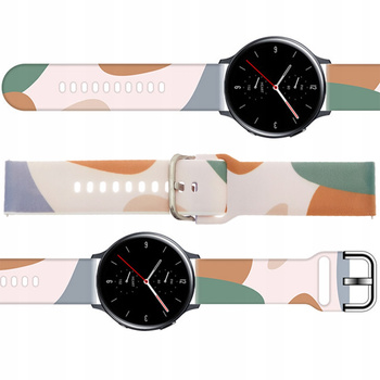 HURTEL STRAP OPASKA DO SAMSUNG GALAXY WATCH 42MM SILIKONOWY PASEK WZÓR MORO