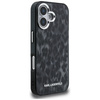 Etui Karl Lagerfeld IML Leopard Pattern MagSafe do iPhone 16 czarny