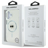 KARL LAGERFELD ETUI HARDCASE DO IPHONE 16 6.1 DO MAGSAFE METAL KARL HEAD
