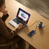 MCDODO SZYBKA ŁADOWARKA SIECIOWA ZASILACZ 3X USB-C PD GAN 67W 2X KABEL 1M