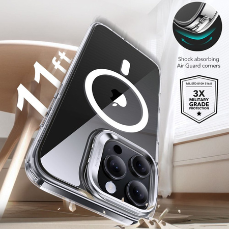 ESR ETUI MAGNETYCZNE DO IPHONE 16 PRO KICKSTAND HALOLOCK Z TEMPERED GLASS