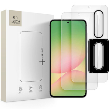 SZKŁO HARTOWANE TECH-PROTECT GLASS SET+ 3-PACK GALAXY A36 / A56 5G CLEAR