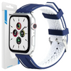 Beline pasek Apple Watch Solid Silicone42/44/45/49mm granatowo-biały navy/white