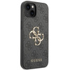 Etui Guess 4G Big Metal Logo na iPhone 15 - szare