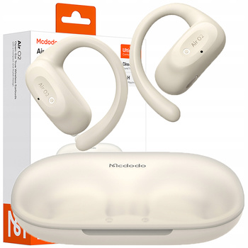 MCDODO SŁUCHAWKI BEZPRZEWODOWE DOUSZNE BLUETOOTH 5.4 Z MIKROFONEM ETUI CLIP