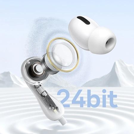 Słuchawki Baseus Encok CZ20 dokanałowe przewodowe USB-C - białe