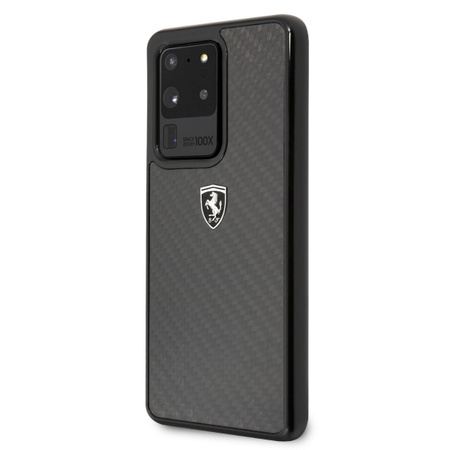 FERRARI CASE HARDCASE DO SAMSUNG S20 ULTRA G988 CARBON HERITAGE WZMOCNIONY
