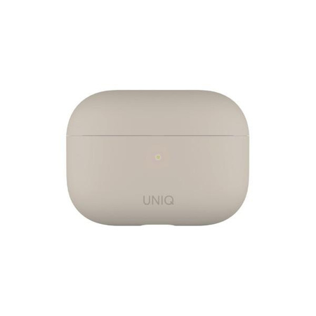 Etui Uniq Lino na AirPods Pro Silicone - beżowe