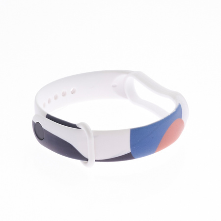 Strap Moro opaska do Xiaomi Mi Band 6 / Mi Band 5 silikonowy pasek bransoletka do zegarka wzór 10