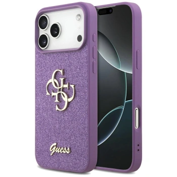 GUESS ETUI FIXED GLITTER BIG 4G DO IPHONE 17 PRO MAX ELEGANCKA OCHRONA