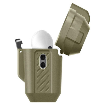 SPIGEN LOCK FIT ETUI DO AIRPODS PRO 1 2 VINTAGE KHAKI WYSOKA OCHRONA I STYL