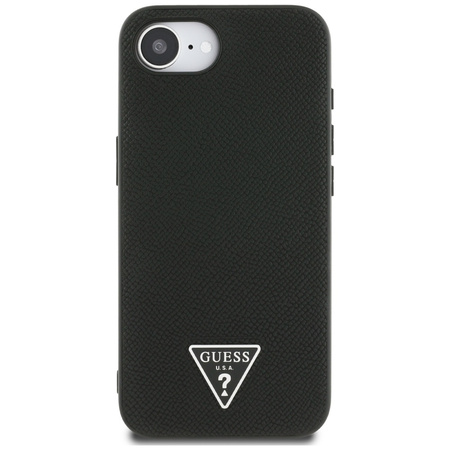 GUESS ETUI GRAINED TRIANGLE DO MAGSAFE DO IPHONE 16E OCHRONA TELEFONU