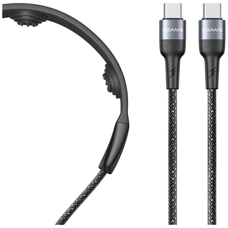 USAMS KABEL USB C PRZEWÓD DO TELEFON LAPTOP SZYBKIE ŁADOWANIE 100W