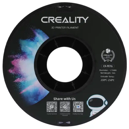 CREALITY FILAMENT CR-PETG DO DRUKARKI 3D CZERWONY 1.75MM 1KG WYSOKA