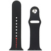 AUDI PASEK SPORTOWY DO APPLE WATCH 40 41 42MM CZARNY SILIKONOWY Z LOGO