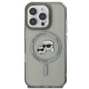 Karl Lagerfeld KLHMP16XHLSKCK iPhone Pro Max 6.9" czarny/black hardcase IML Metal Karl&Choupette Head MagSafe