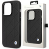 Etui BMW BMHCP14S22RQDK na iPhone 14 - czarne Leather Quilted