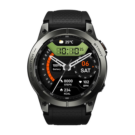 ZEBLAZE SMARTWATCH STRATOS 3 PRO DO FITNESS I ZDROWIA Z MONITORINGIEM TĘTNA