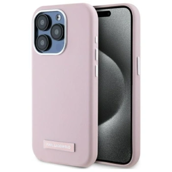 KARL LAGERFELD ETUI DO IPHONE 15 PRO 6,1 HARDCASE FW METAL PLATE DO MAGSAFE