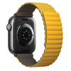 UNIQ pasek Revix Apple Watch Series1/2/3/4/5/6/7/8/9/SE/SE2/Ultra/Ultra 2 42/44/45/49mm. Reversible Magnetic musztardowy-khaki/mustard-khaki