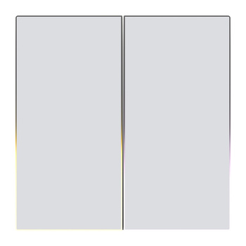 Włącznik światła AVATTO TS60-EU-W2 ZigBee 2-kanałowy (biały)