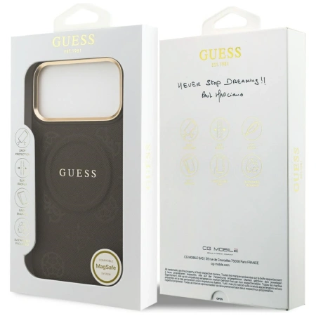 GUESS ETUI PEONY HOT STAMP MAGSAFE DO IPHONE 17 PRO MAX ELEGANCKIE