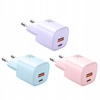 MCDODO SZYBKA ŁADOWARKA SIECIOWA DO TELEFONU ZASILACZ 2X USB USB-C 33W GAN