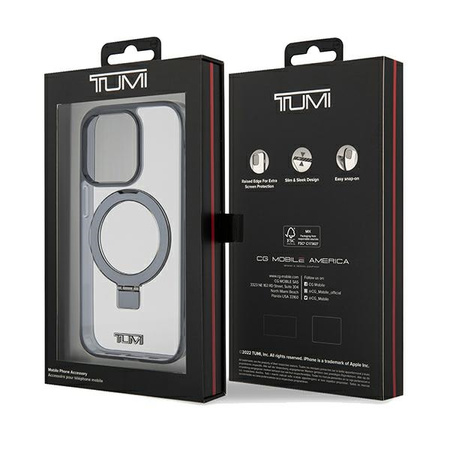 Tumi TUHMP15XSSFC iPhone 15 Pro Max 6.7biały/white hardcase Transparent Ring Stand Magsafe