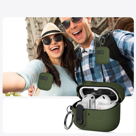 TECH-PROTECT SLIM HOOK SAMSUNG GALAXY BUDS 3 / 3 FE / 3 PRO OLIVE GREEN