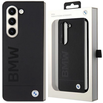 Etui BMW Signature Logo Imprint na Samsung Galaxy Z Fold 5 - czarne