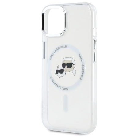 KARL LAGERFELD ETUI DO IPHONE 15 6.1 KARL&CHOUPETTE IML METAL Z DO MAGSAFE
