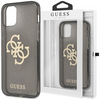 Guess GUHCP13SPCUGL4GBK iPhone 13 mini 5,4" czarny/black hard case Glitter 4G Big Logo
