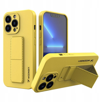 WOZINSKY ETUI KICKSTAND DO IPHONE 13 MINI Z PODSTAWKĄ I SILIKONOWĄ POWŁOKĄ