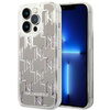 Karl Lagerfeld KLHCP14LLMNMS iPhone 14 Pro 6,1" hardcase srebrny/silver Liquid Glitter Monogram