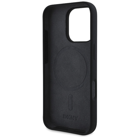 DKNY ETUI HARDCASE DO IPHONE 16 PRO 6.3 DO MAGSAFE Z LOGO DRUKOWANE