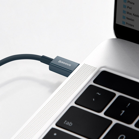 BASEUS KABEL USB-C DO DO LIGHTNING 20W DO IPHONE 12 13 14 2M SZYBKIE