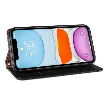 HURTEL MAGNET STRAP CASE POKROWIEC DO IPHONE 13 MINI PORTFEL + SMYCZ CZARNY