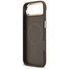 Etui Guess 4G PU Classic Logo MagSafe do iPhone Air brązowy