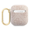 GUESS ETUI DO SŁUCHAWEK AIRPODS 1 2 4G SCRIPT METAL COLLECTION OCHRONNE
