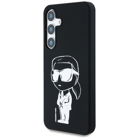 KARL LAGERFELD ETUI SILICONE GRAFFITI IKONIK PRINTED LOGO DO MAGSAFE