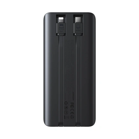 JOYROOM POWERBANK JR-PBF19 10000MAH DO SZYBKIEGO ŁADOWANIA Z DWOMA KABLAMI