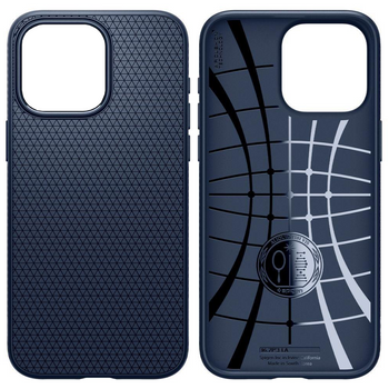 Spigen Liquid Air, navy blue - iPhone 15 Plus