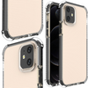 Spring Armor żelowy elastyczny pancerny pokrowiec z kolorową ramką do iPhone 12 mini czarny