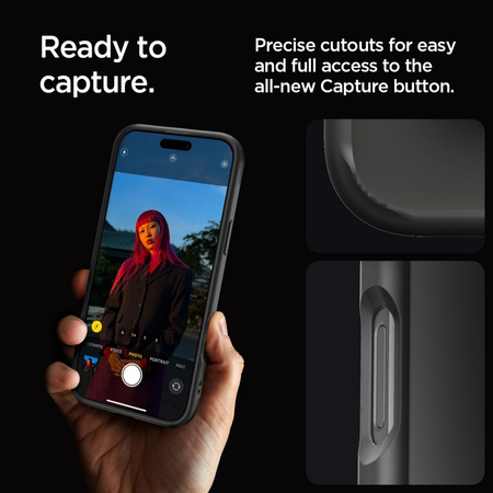 SPIGEN ULTRA HYBRID DO IPHONE 16 PRO MAX CASE Z ANTYPOŚLIZGOWĄ POWIERZCHNIĄ