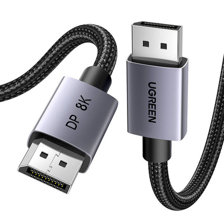 UGREEN KABEL DISPLAYPORT 1.4 DP120 8K 60HZ 32.4GBPS DO MONITORÓW PC LAPTOP