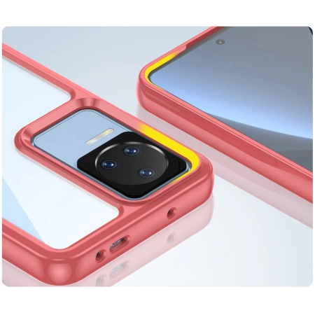 HURTEL CASE DO XIAOMI POCO F4 5G POKROWIEC OUTER SPACE Z ELASTYCZNĄ RAMKĄ