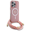 GUESS ETUI HARDCASE CROSSBODY CORD SCRIPT DO MAGSAFE DO IPHONE 16 PRO 6.3