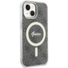 GUESS ETUI CASE IML 4G DO IPHONE 15 MAGSAFE BRĄZOWE Z FUNKCJĄ