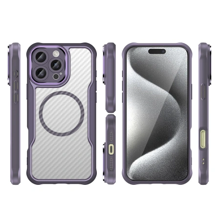 HURTEL ETUI SILIKONOWE LEADING SERIES DO MAGSAFE DO IPHONE 16 PRO MAX PEŁNA