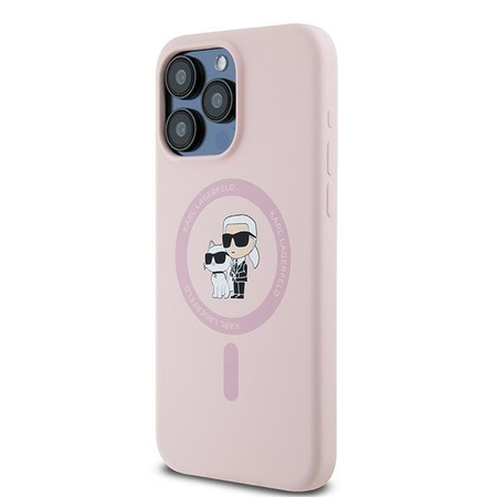 KARL LAGERFELD CASE SILICONE DO IPHONE 15 PRO 6.1 DO MAGSAFE KARL &